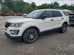 Salvage cars for sale from Copart Mendon, MA: 2016 Ford Explorer Sport