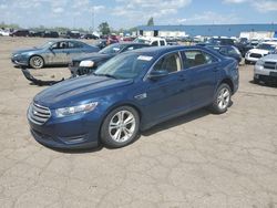 Salvage cars for sale at Woodhaven, MI auction: 2017 Ford Taurus SEL