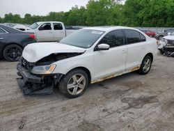 Salvage cars for sale at Ellwood City, PA auction: 2011 Volkswagen Jetta TDI