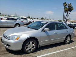 Honda Accord ex Vehiculos salvage en venta: 2006 Honda Accord EX