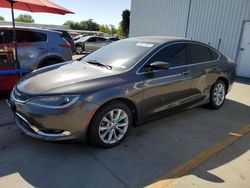 Salvage cars for sale from Copart Sacramento, CA: 2015 Chrysler 200 C