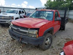 Salvage trucks for sale at Lexington, KY auction: 2005 Chevrolet Silverado K3500