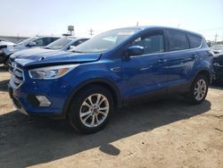 Salvage cars for sale at Dyer, IN auction: 2017 Ford Escape SE