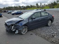 Salvage cars for sale at Windham, ME auction: 2012 Subaru Impreza Limited