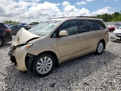 Toyota Sienna xle salvage cars for sale: 2014 Toyota Sienna XLE