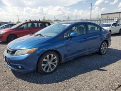 Honda Civic salvage cars for sale: 2012 Honda Civic SI