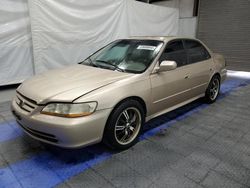 Salvage cars for sale from Copart Dunn, NC: 2002 Honda Accord EX