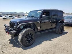 Salvage cars for sale at San Diego, CA auction: 2018 Jeep Wrangler Unlimited Sport