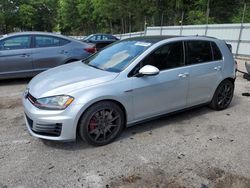 Salvage cars for sale at Austell, GA auction: 2016 Volkswagen GTI S/SE