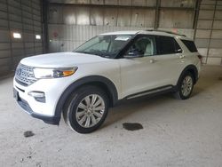 Salvage cars for sale at Des Moines, IA auction: 2023 Ford Explorer Limited
