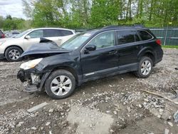 Salvage cars for sale from Copart Candia, NH: 2010 Subaru Outback 2.5I Limited