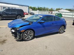 Salvage cars for sale at Pennsburg, PA auction: 2018 Honda Civic LX