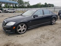 Salvage cars for sale at Spartanburg, SC auction: 2012 Mercedes-Benz S 550