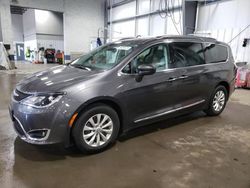 Salvage cars for sale at Ham Lake, MN auction: 2017 Chrysler Pacifica Touring L