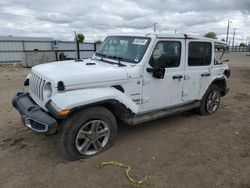 Salvage cars for sale at Nampa, ID auction: 2018 Jeep Wrangler Unlimited Sahara