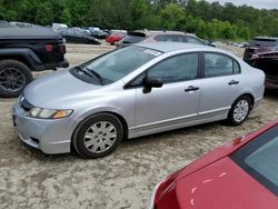 Salvage cars for sale at Seaford, DE auction: 2011 Honda Civic VP