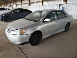 Salvage cars for sale from Copart Phoenix, AZ: 2004 Toyota Corolla CE