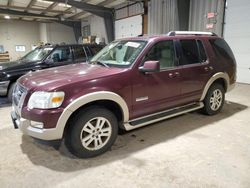 Salvage cars for sale at West Mifflin, PA auction: 2007 Ford Explorer Eddie Bauer