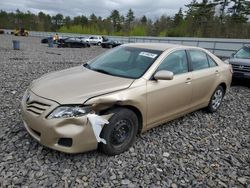 Salvage cars for sale at Windham, ME auction: 2011 Toyota Camry Base