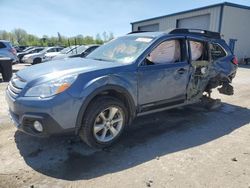 Salvage cars for sale at Duryea, PA auction: 2013 Subaru Outback 3.6R Limited