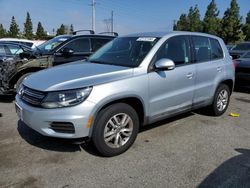 Salvage cars for sale from Copart Rancho Cucamonga, CA: 2013 Volkswagen Tiguan S