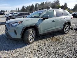 Salvage cars for sale from Copart Graham, WA: 2019 Toyota Rav4 XLE Premium