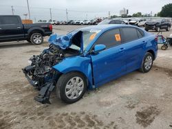 Salvage cars for sale from Copart Oklahoma City, OK: 2022 KIA Rio LX