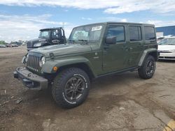 Jeep salvage cars for sale: 2016 Jeep Wrangler Unlimited Sahara