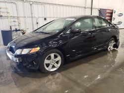 Salvage cars for sale from Copart Avon, MN: 2007 Honda Civic EX