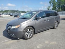 Salvage cars for sale at Dunn, NC auction: 2015 Honda Odyssey Touring