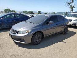 Salvage cars for sale from Copart San Martin, CA: 2014 Honda Civic LX