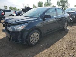 Salvage cars for sale at Elgin, IL auction: 2019 KIA Rio S