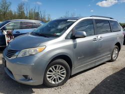 Salvage cars for sale from Copart Leroy, NY: 2011 Toyota Sienna XLE