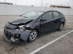 Salvage cars for sale at Van Nuys, CA auction: 2015 Toyota Prius