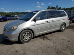Salvage cars for sale from Copart Harleyville, SC: 2006 Honda Odyssey Touring