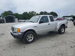 Salvage trucks for sale at Loganville, GA auction: 2002 Ford Ranger Super Cab