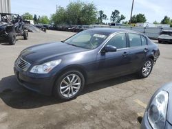 Salvage cars for sale from Copart Woodburn, OR: 2007 Infiniti G35