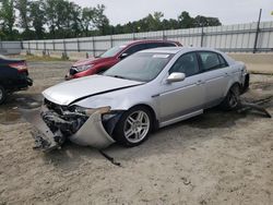 Salvage cars for sale at Spartanburg, SC auction: 2008 Acura TL