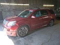 Salvage cars for sale from Copart Angola, NY: 2012 GMC Acadia Denali