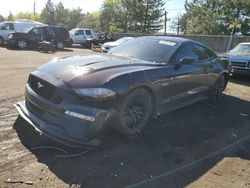 Ford salvage cars for sale: 2022 Ford Mustang GT