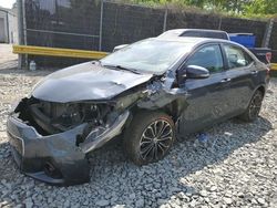 Salvage cars for sale from Copart Waldorf, MD: 2016 Toyota Corolla L