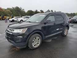 Salvage cars for sale at Brookhaven, NY auction: 2018 Ford Explorer XLT