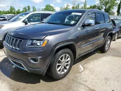 Salvage cars for sale at Bridgeton, MO auction: 2015 Jeep Grand Cherokee Limited