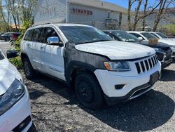 Salvage cars for sale at North Billerica, MA auction: 2014 Jeep Grand Cherokee Limited