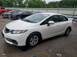 Vehiculos salvage en venta de Copart Ellwood City, PA: 2014 Honda Civic LX