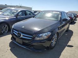 Salvage cars for sale at Martinez, CA auction: 2016 Mercedes-Benz C300