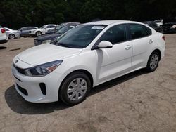 Salvage cars for sale from Copart Austell, GA: 2020 KIA Rio LX