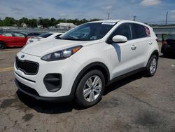 Salvage cars for sale at Pennsburg, PA auction: 2017 KIA Sportage LX