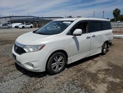 Salvage cars for sale at San Diego, CA auction: 2014 Nissan Quest S