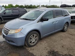 Salvage cars for sale at Pennsburg, PA auction: 2012 Honda Odyssey EXL